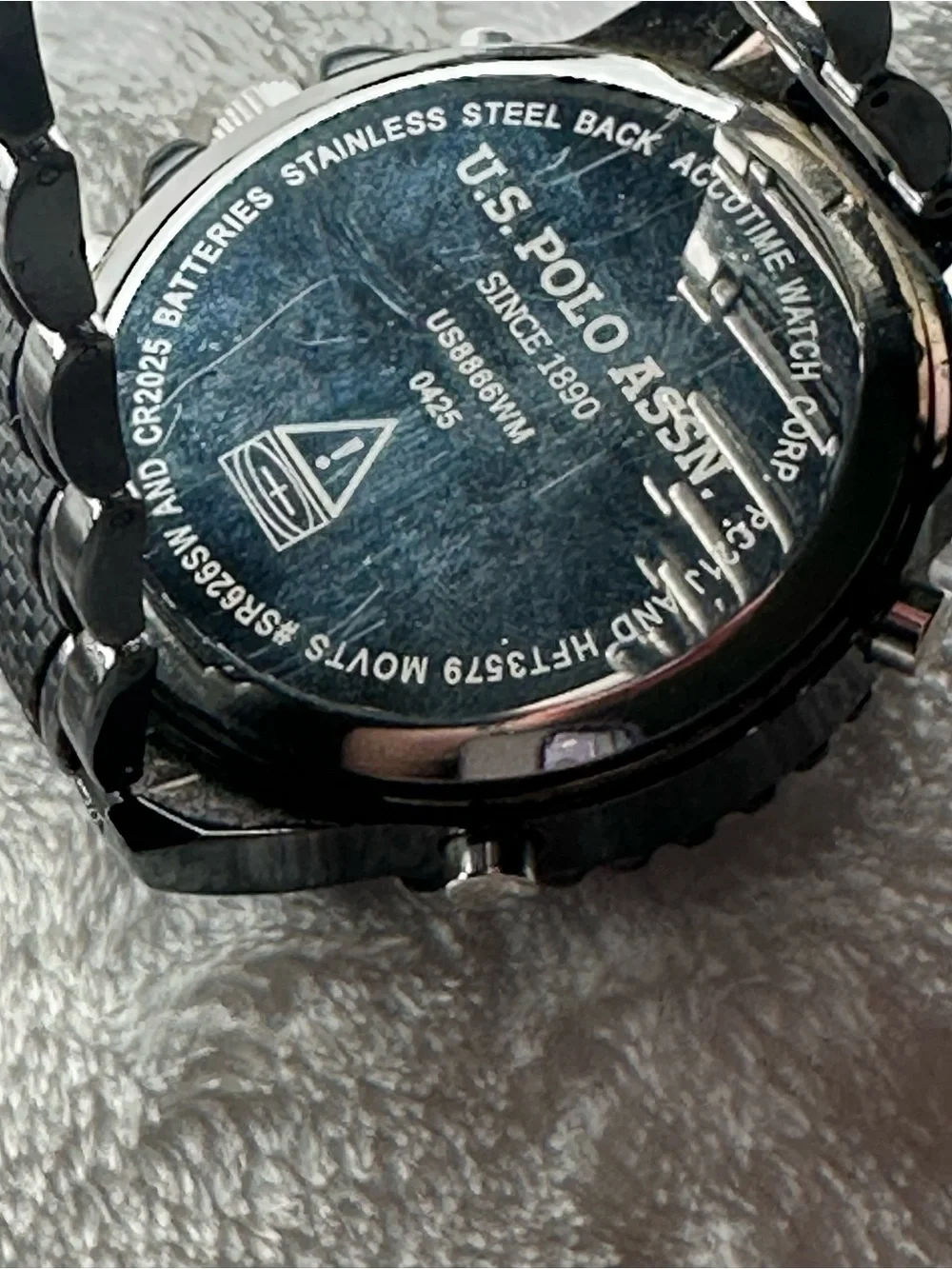 U.S. Polo Assn. Men's Black Analog-Digital Sport Watch US8866WM ⌚️